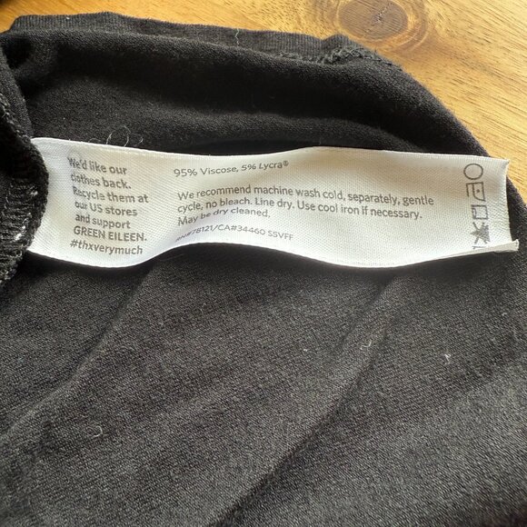 Black Eileen Fisher Duster L - Picture 4 of 4